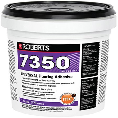 QEP QEP 7350-1 1 gal Universal Flooring Adhesive; Off White 7350-1